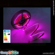 LED Lichtband Strip 5m 48 Watt 600 SMD LED pink Grow Light IP67