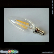 LED E14 Kerze 4 Watt warm-wei Filament