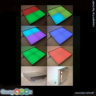 LED Bodenpanel-Dance Floor 50x50x12,5cm RGB 4 Stück