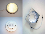 LED Einbaustrahler eckig GX53 5 Watt warm-wei
